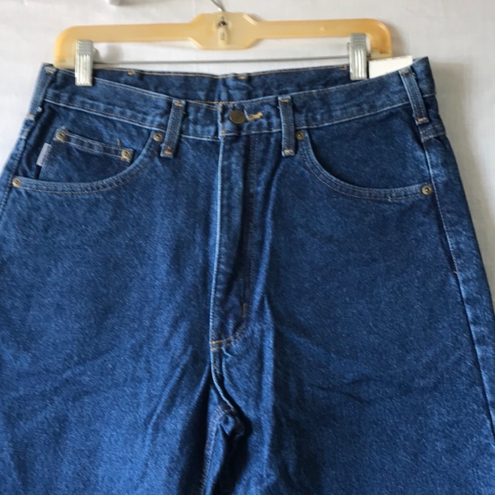 Vintage Carhartt flannel lined relaxed jeans. - Picture 2 of 9